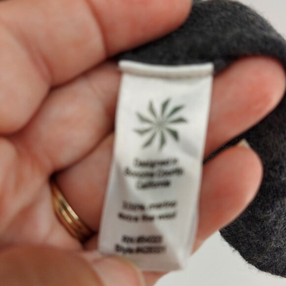 Athleta Merino Wool COWL NECK SWEATER DRESS Charcoal - Picture 6 of 8